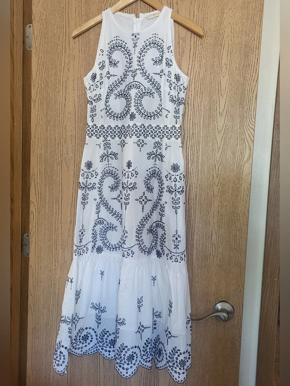 Tory Burch Marina Embroidered Dress